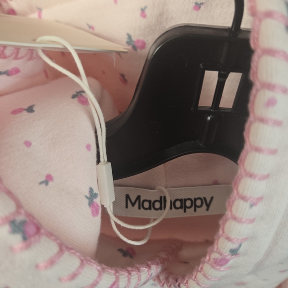 Madhappy Pink Hoodie with Floral Accents - Picture 2 of 4